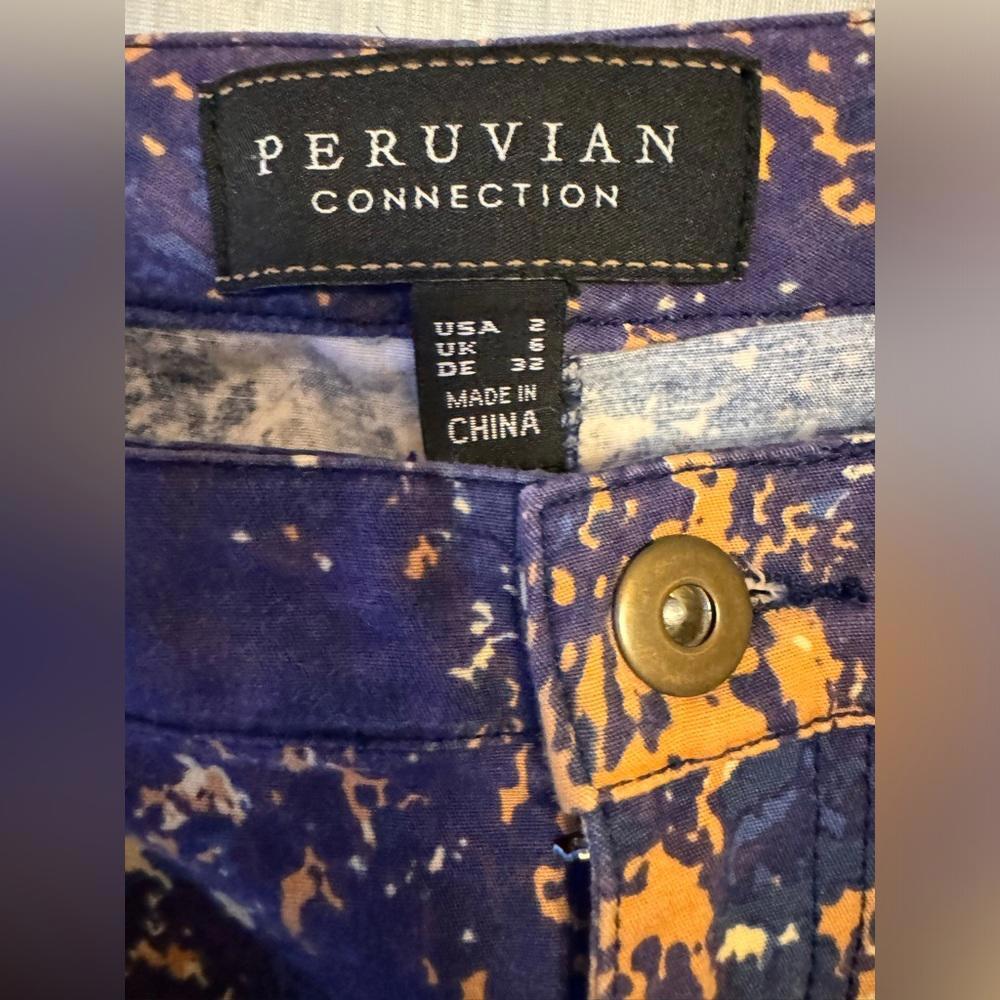 Peruvian Connection Paint Splatter Print Stretch … - image 4